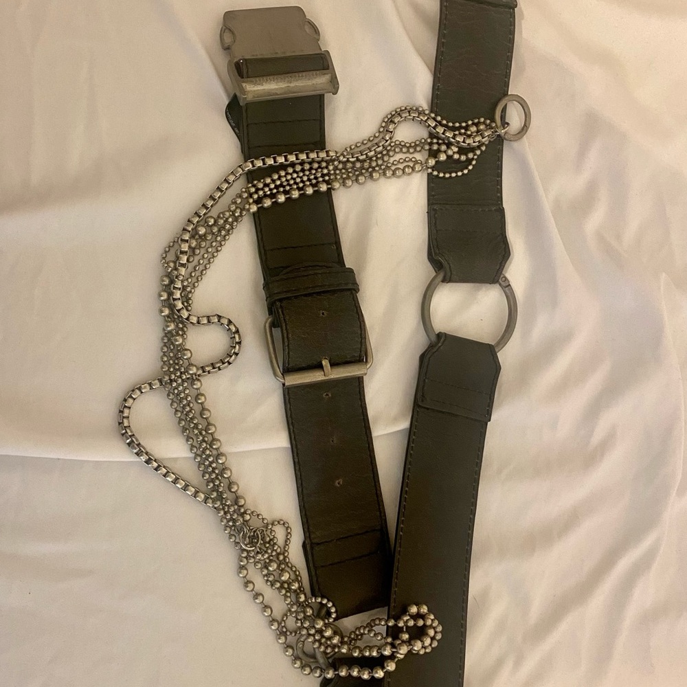 Free People
Women's Black Diamonte Chain Belt